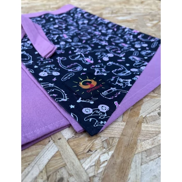 PinkoSaurus (dínó mintás, rózsaszín pamut szoknya)