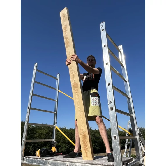 EzerMester (khaki zöld, mintás, gumis derekú pamut férfi szoknya zsebbel)