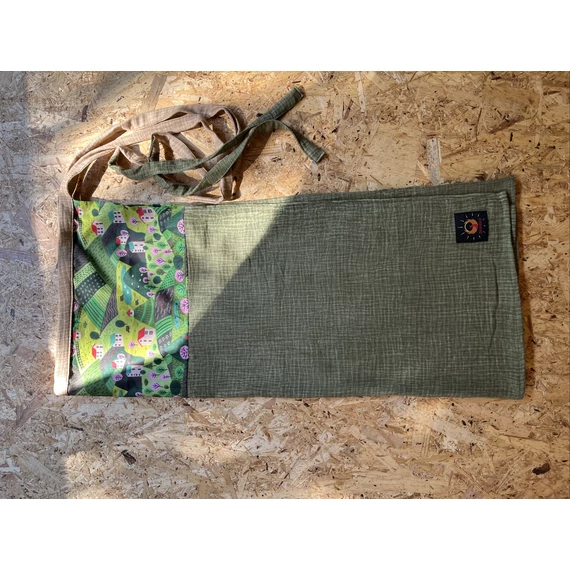 Greenfield (mintás, zöld egyrészes pamut szaunaruha)