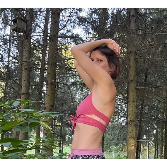 Pinky (rózsaszín női pamut top)