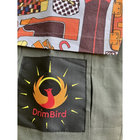 Fashion (szürke, divat mintás női  pamut nadrág)