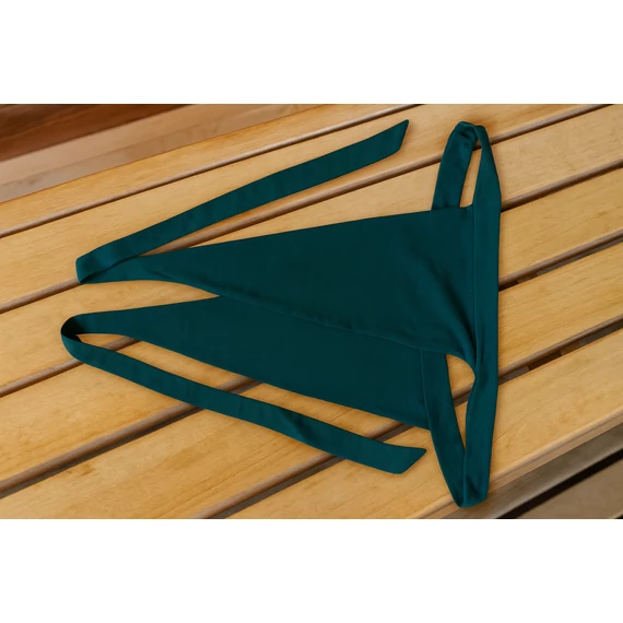 Evergreen (zöld női pamut top)