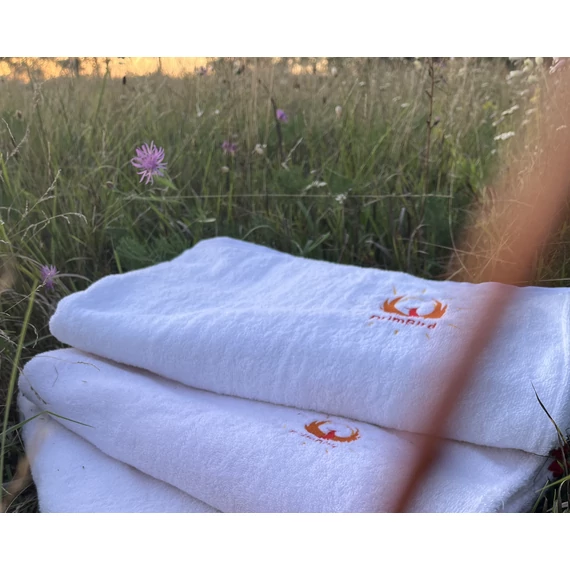 ClassicWhiteOpen (nyitott fehér pamut legyezős törölköző, fehér szegéllyel)