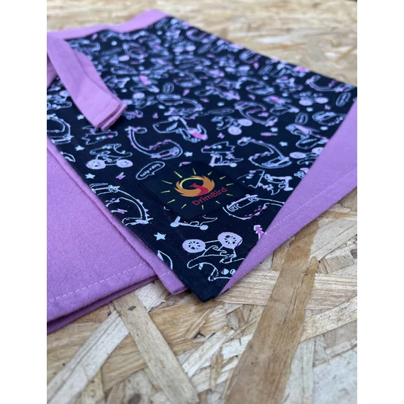 PinkoSaurus (dínó mintás, rózsaszín pamut szoknya)