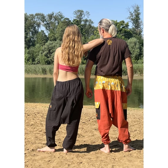 Simple the Black (Fekete egyszínű pamut nadrág)