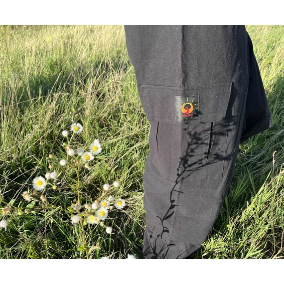 Simple the Black (Fekete egyszínű pamut nadrág)