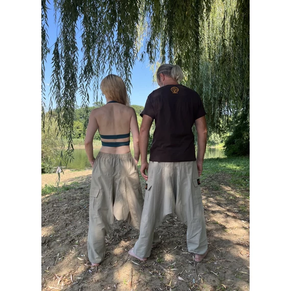 Simple the Green (Halványzöld egyszínű unisex pamut nadrág)